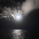 The view from the guided-missile destroyer USS Porter as it launched 59 Tomahawk missiles against a Syrian airbase on April 7, 2017 (U.S. Navy photo by Mass Communication Specialist 3rd Class Ford Williams/Released)